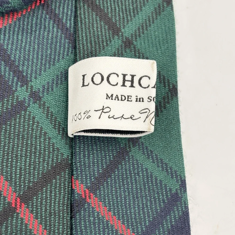 Lochcarron of Scotland Mens Tie New Tartan Reiver 100% Wool Davidson Clan